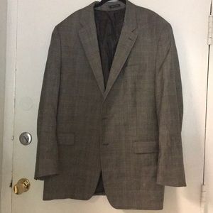 Men’s plaid suit coat
